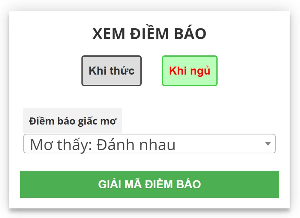 giải mã giấc mơ